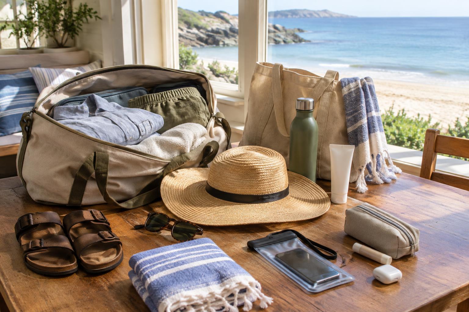 How to Pack for a Beach Trip Beyond Swimwear