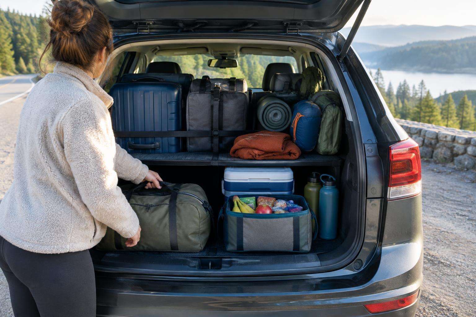 How to Pack a Road Trip Car for Easy Stops and Overnight Stays